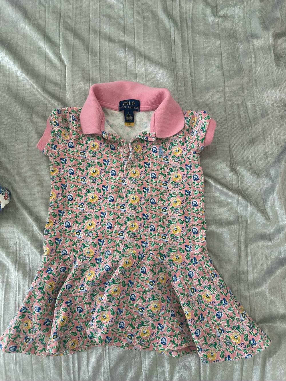 Polo by Ralph Lauren Pink Floral Polo Dress